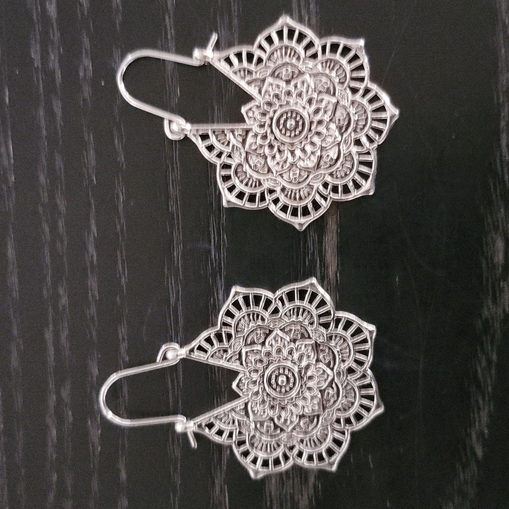 Bohemian Retro Style Alloy Hoop Earrings